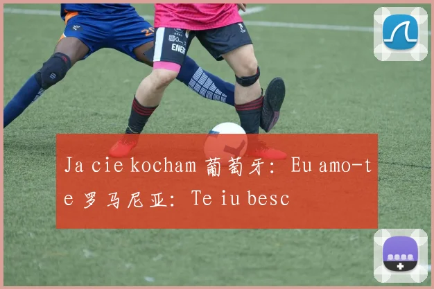 Ja cie kocham 葡萄牙：Eu amo-te 罗马尼亚：Te iu besc